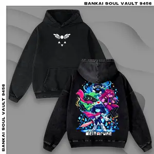 Deltarune Delta Rune Ralsei Susie Kris Berdly vintage graphic sweatshirt bootleg hoodie unisex tee oversized wash shirt 90s game rap tee streetwear
