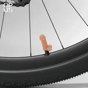 OPUSPORT｜4 PCS Prank Tire Valve Stem Caps Funny Airtight Dust Proof Covers Anti-Rust Valve Stem Cover, Car Wheel Tire Exterior Accessories for Cars, SUV, Bike, Trucks, Motorcycles