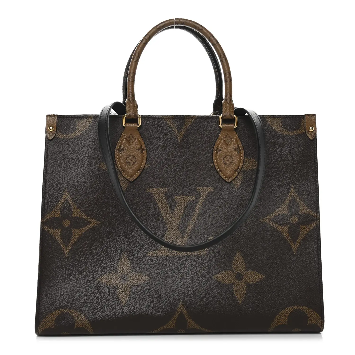 Pre-owned Louis Vuitton Reverse Monogram Giant Canvas Shoulder Bags Reverse Monogram Giant Onthego MM