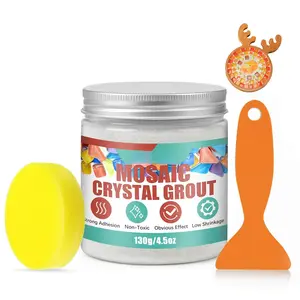 Mosaic  Grout, Mosaics Tile Tools, Mosaic Tile Accessories - Essential for  Grouting and  for DIY Craft Projects (Translucent, 4.5oz)