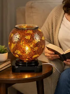 Fragrance Oil Burner & Night Light Glass