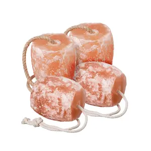Himalayan salt lick block for Horse, Deer and Cows Licking animal blocks 2-3lbs Pack 4