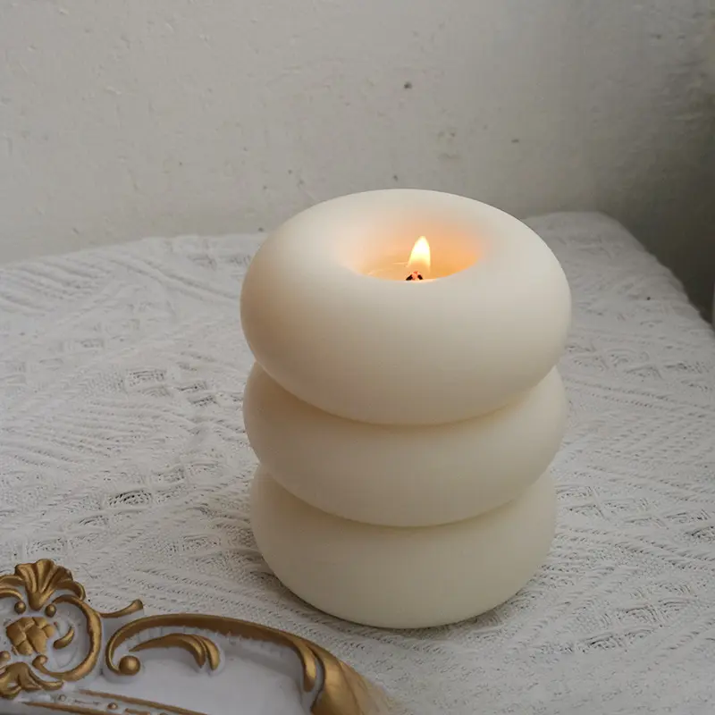 Circle Candle (Three Layers)