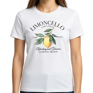 Limoncello Tee - Refreshing Lemon Graphic Unisex T-Shirt - Italian Summer Tee-Shirt, Italy Vacation T-Shirt, Gift for Lemon Lovers, Cocktails Graphic Tee