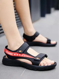 Men's Summer EVA Sandals, Breathable Quick-Dry Beach Slides, Non-Slip Thick Sole Athletic Water Shoes for Outdoor & Daily Wear