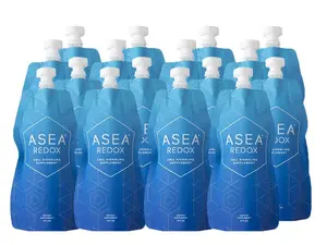 ASEA Redox Vitamins Minerals & Wellness Supplements Cell Stimulating 16 Pouch Pack 4oz 2 Servings for Enhanced Health Regimen & Wellbeing Support 193mg Chloride 125mg Sodium Dietary Supplement