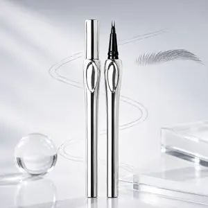 Two-Prong Eyebrow Pen - Waterproof Microblading Eyebrow Makeup for Women, Long-lasting Formula for Natural Strokes, All-Day Wear,Long-Lasting Soft Ash Black Precision Brow Makeup Tool dealsforyou summerwins