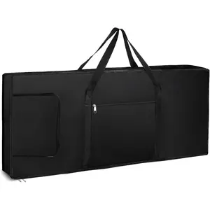 61-Note Keyboard Gig Bag, Soft Piano Case Padded with 6mm , Piano Case with Handles and Large Pocket - 39'' x 16" x 6''