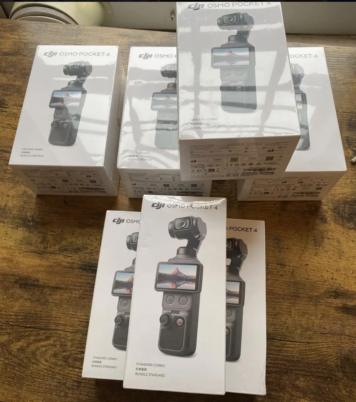 DJI Osmo Pocket 4 Standard Combo UHD Gimbal Camera Touchscreen USB-C Black