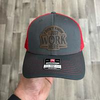 Charcoal with Red Mesh