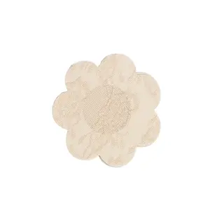 Disposable Women's Nipple Covers, Flower-Shaped Beige Non-Woven Fabric Invisible and Breathable, Suitable for Bridal Wear Women's Clothing Basic Lingerie Accessories, Bra Accessories,Womenswear Comfortable Minimalist Traditional
