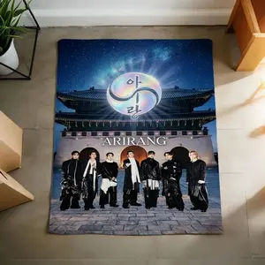 Music Vinyl Throw Arirang Blanket Soft Throw, New Album WouldTour Blanket Soft Throw
