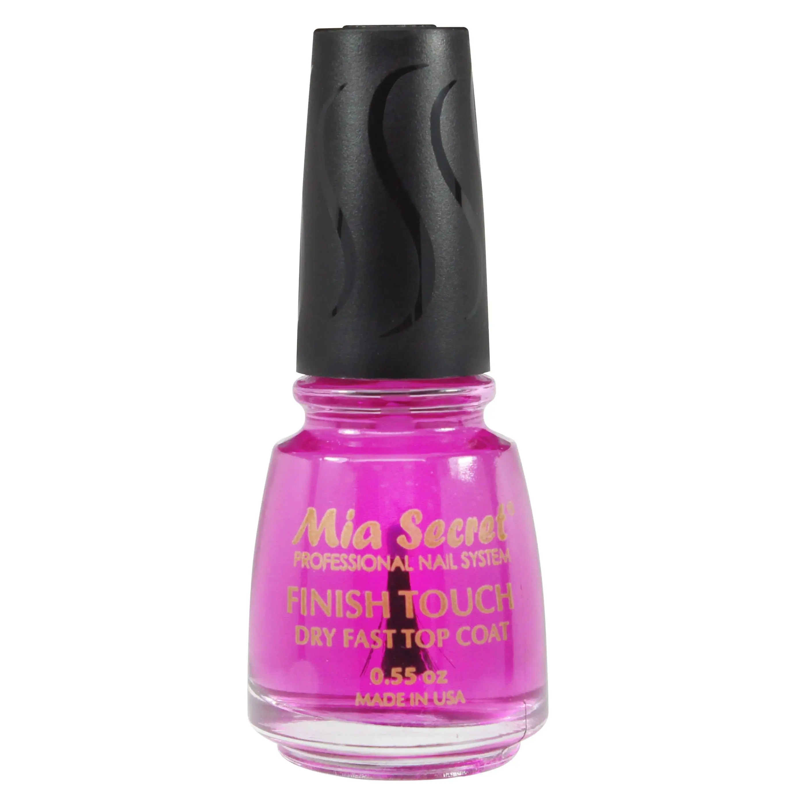 Mia Secret Finish Touch Top Coat, Nail Polish Manicure Cosmetic, High-Gloss Polish in Convenient Bottle for Professional & At-Home Nail Care