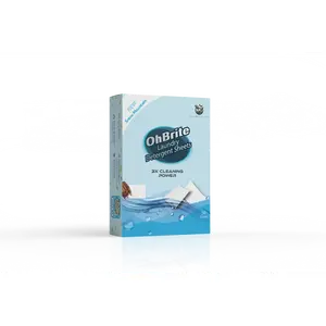 Natural Biodegradable Laundry Detergent Sheets