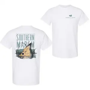 Unisex Southern Marsh Tail T-Shirt – Vintage Fish Graphic Tee, Coastal Fishing Shirt, Unisex Cotton Comfort Fit, Casual Streetwear, Classic Outdoor Apparel, Trendy Summer Vintage Graphic Tee for Men & Women