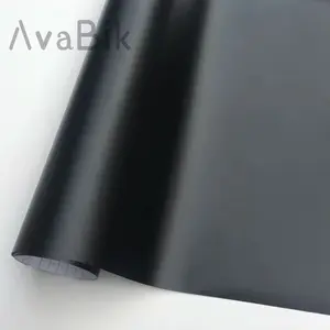 Matte black Vinyl Car Wrap Sticker, Car Decorative Sticker, Breathable Low-Adhesive Paint Protection Film, Motorcycle Decal, Automotive Accessory for Car Motorcycle Body DIY Covering Color Change Films Waterproof Self-adhesive