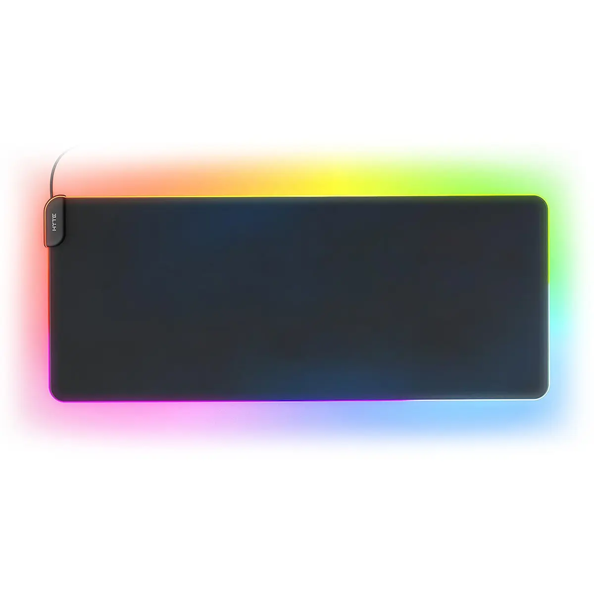 HYTE CNVS Gaming Mouse Pad - Intense Look, qRGB Lighting, High-Performance Mouse Surface for Computer Gaming & Office Setups