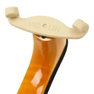 Irin Maple Violin Shoulder Rest 4/4 Size, Import European Oak Classical Style, Craftsmanship Art Design, Feet, Made in China