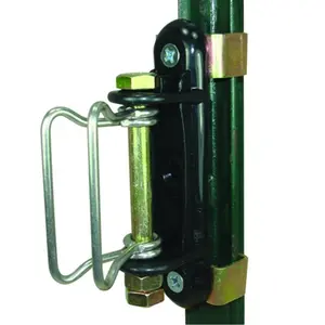 Field Guardian  T Post - 2 in. Polytape Corner & End Insulator- Black