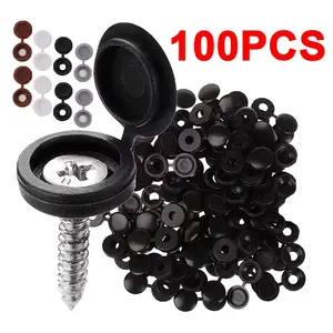 Plastic Screw Caps, Multiple Colors Available, Ideal for Home Renovation Projects, Durable Design for Secure Fastening