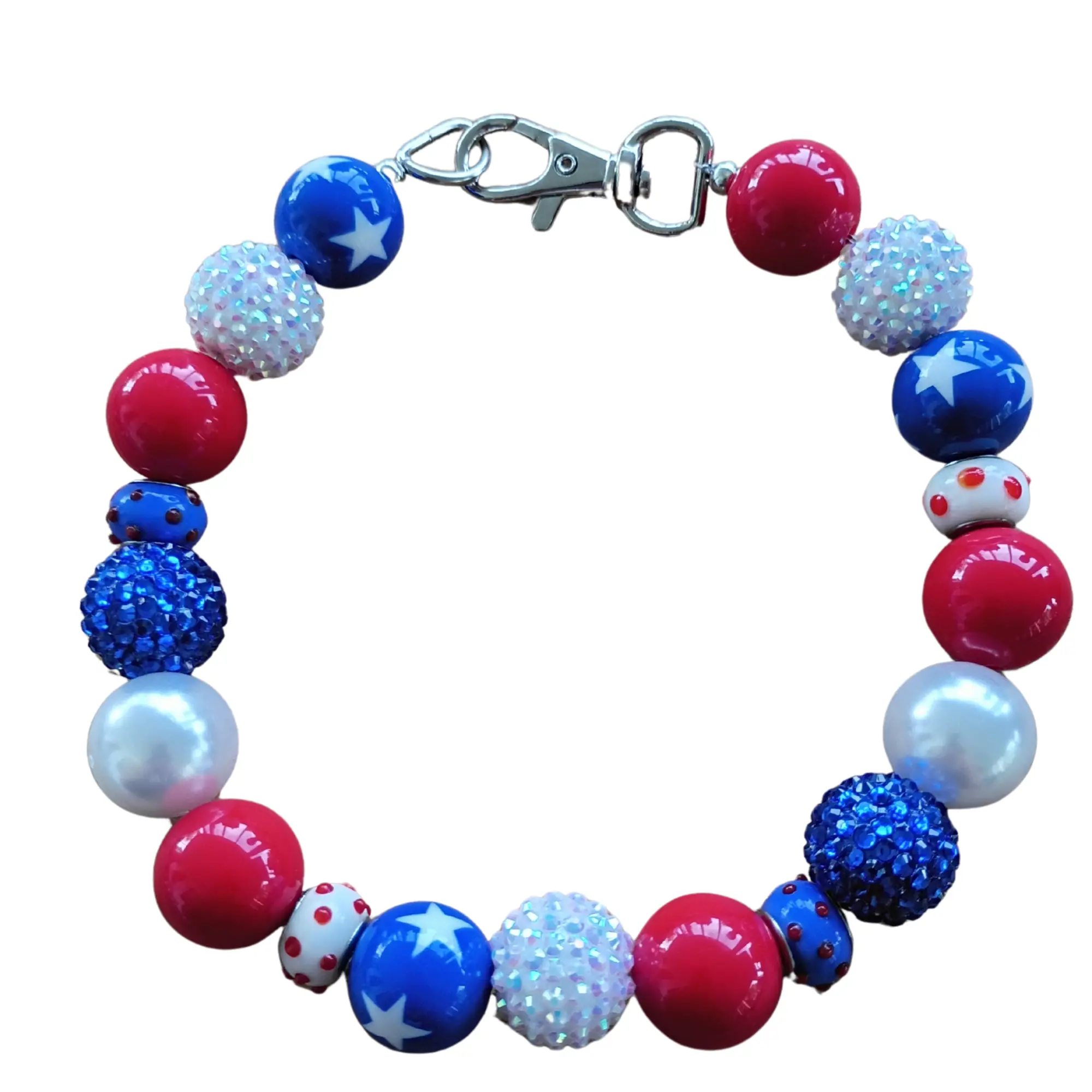 FurlaVie Lightweight Beaded Pet Necklace – Collar for any pet