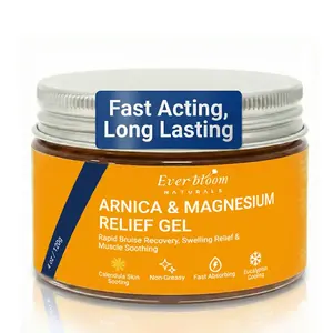 Arnica Calendula & Magnesium Gel – Fast-Acting Muscle & Cramp Relief 4 oz for Pain Relief, Bruise Recovery & Joint Comfort