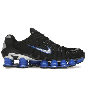 Nike Men's Shox TL Black Racer Blue Metallic Silver, from StockX