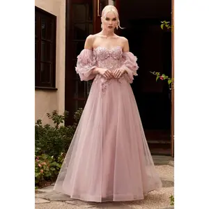 3D Floral Corset Gown By Cinderella Divine -CD962