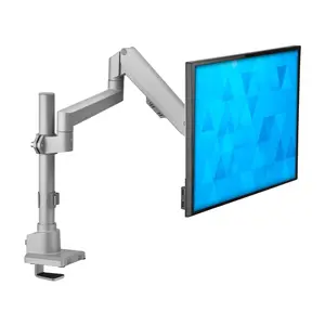 Mount-It!Full Motion Single Monitor Desk Mount Ergonomic Height Adjustable with Gas Spring Arm for 19" - 32" Monitors