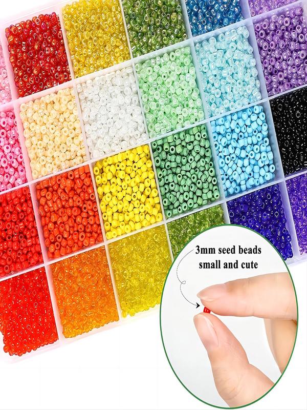 2 Box/11000pcs 3mm Glass Seed Bead & 1200pcs Letter Bead, DIY Jewelry Making Tool Kit For Necklace, Bracelet, Wristlet Keychain Making, Pride 2025, LGBTQ