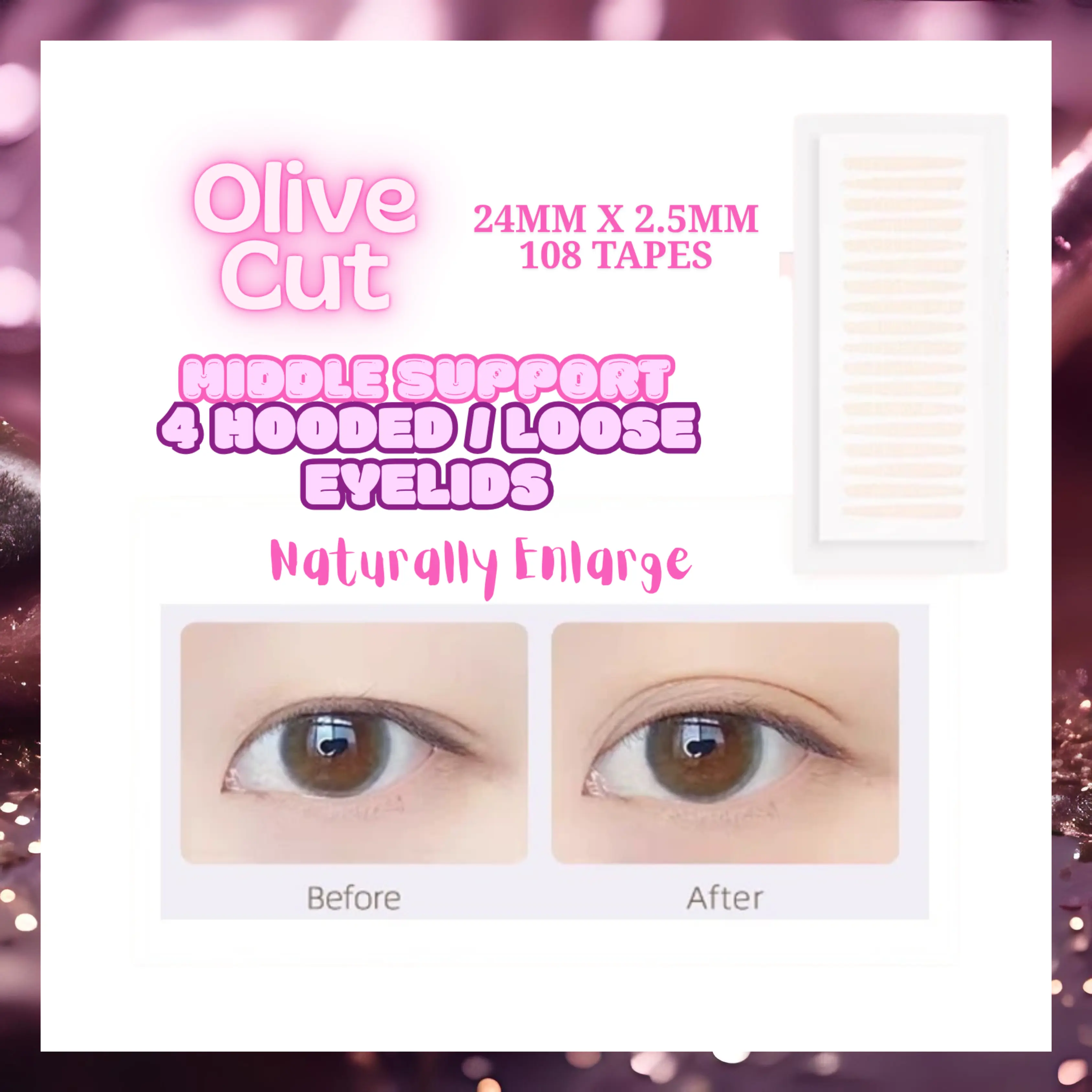 The Natural Crease PRO+ Angle Wings - Truly Invisible Matte Eyelid