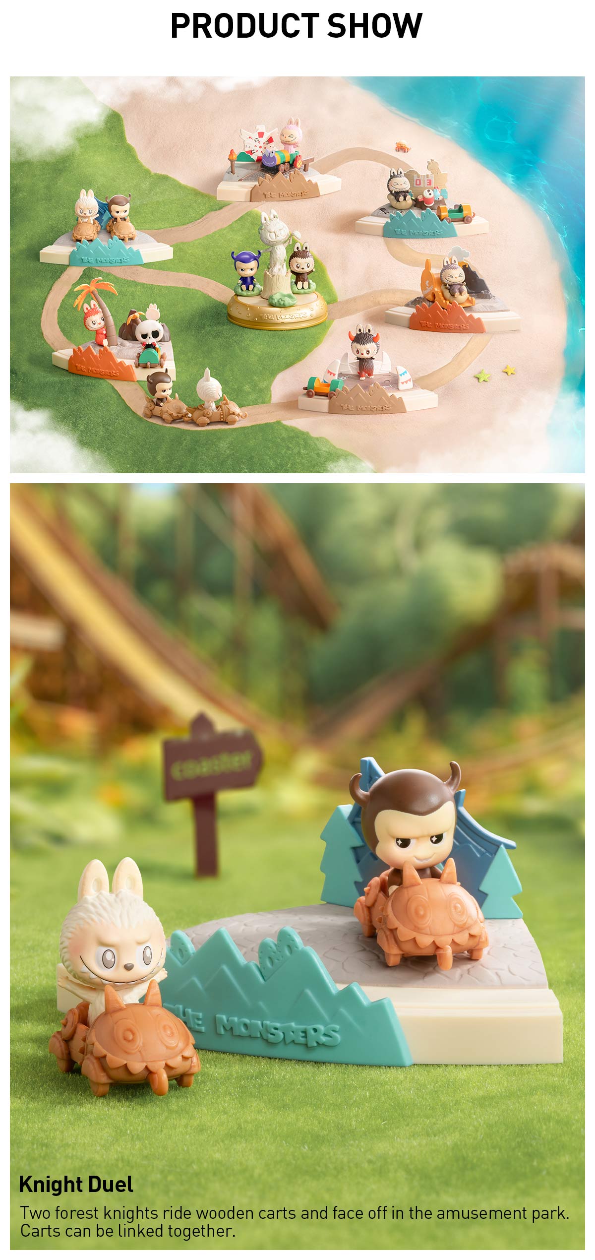 THE MONSTERS Playing Games Series Scene Sets, Blind Box, Mystery Box