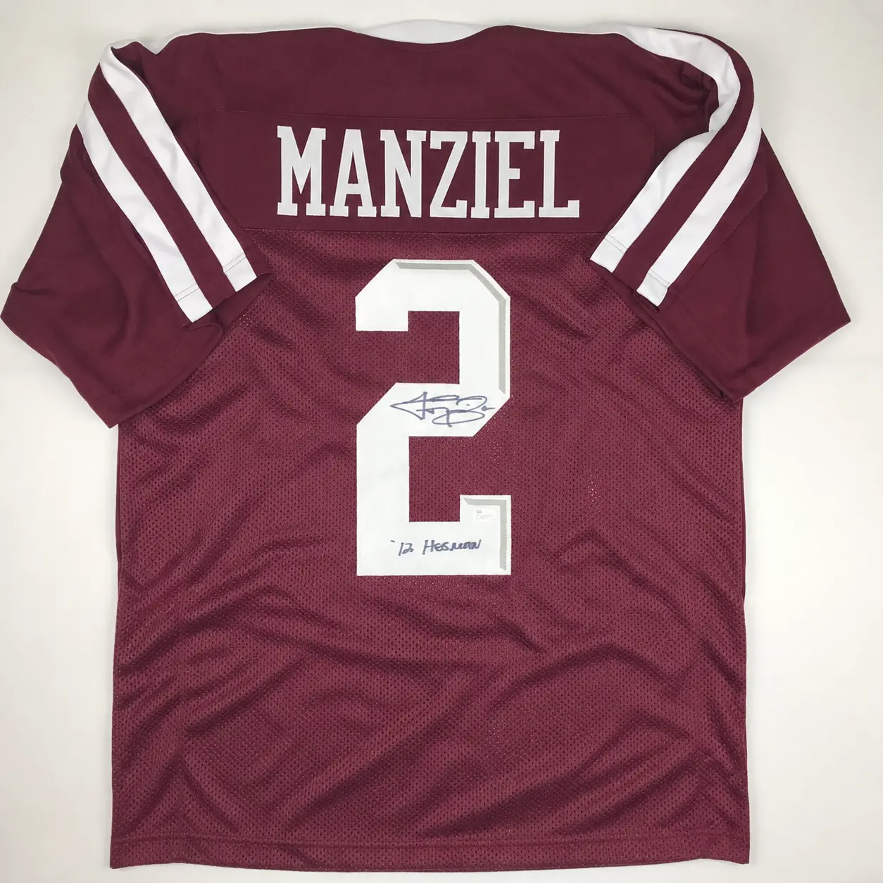 Autographed Football Jersey Number Texas #2 Manziel Vintage Style Sports Fan Replica Shirt