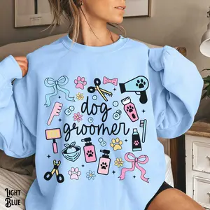 Dog Groomer T-Shirt / Sweatshirt / Hoodie , Pet Grooming shirt, Dog Lover, Cotton Fabric