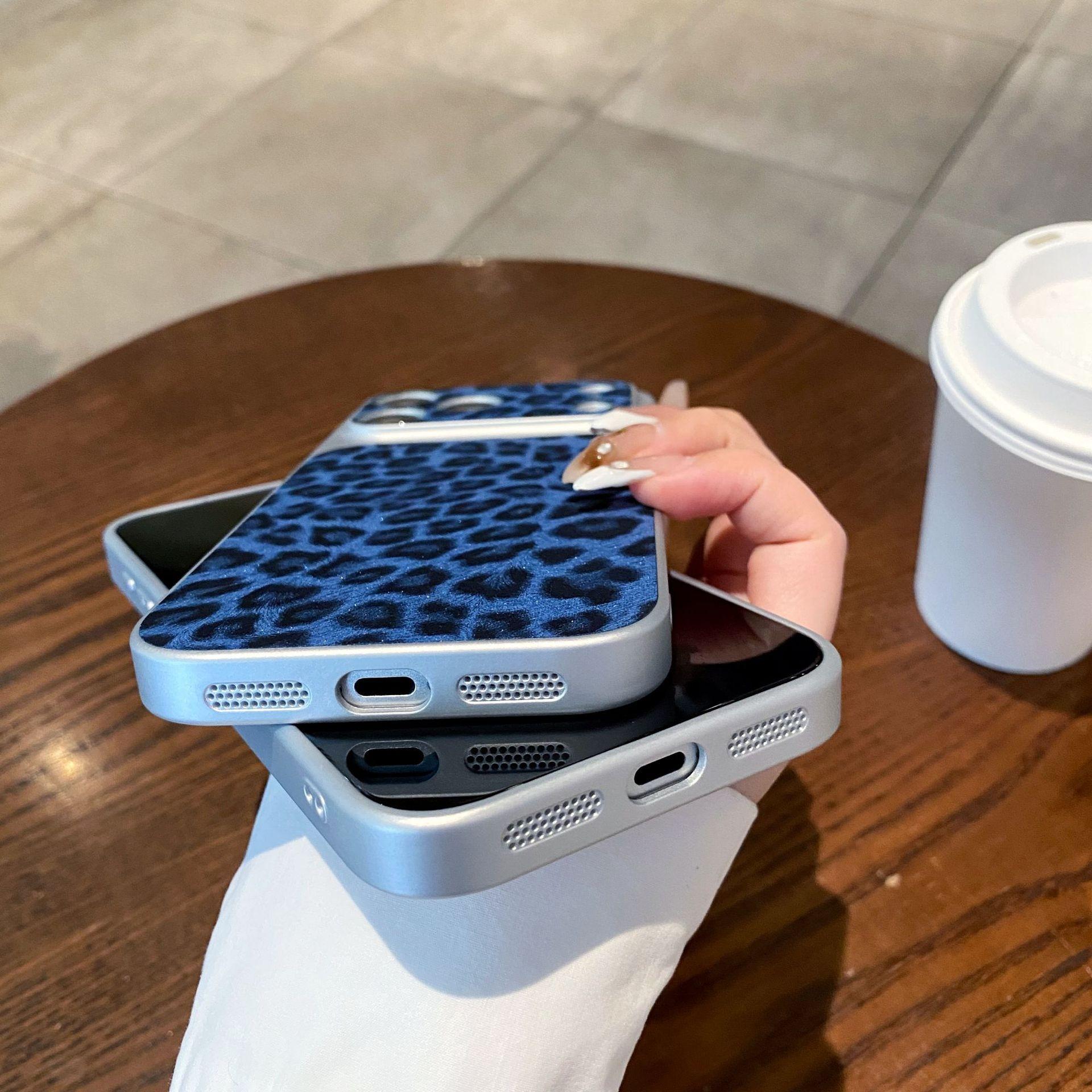 （Case & Nova.） Luxury Leopard Print Glitter Phone Case with Large Lens Window, Compatible with iPhone 17 Pro Max, 16, 15, 14, 13, 12, Shockproof Protective Cover junk