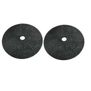 2 Pack Tree Mulch Ring, 36 in Reusable Rubber Mulch Mat, Heavy Duty Round Tree Weed Barrier Mat for Landscaping Weed Grass Control Root Protection, Black