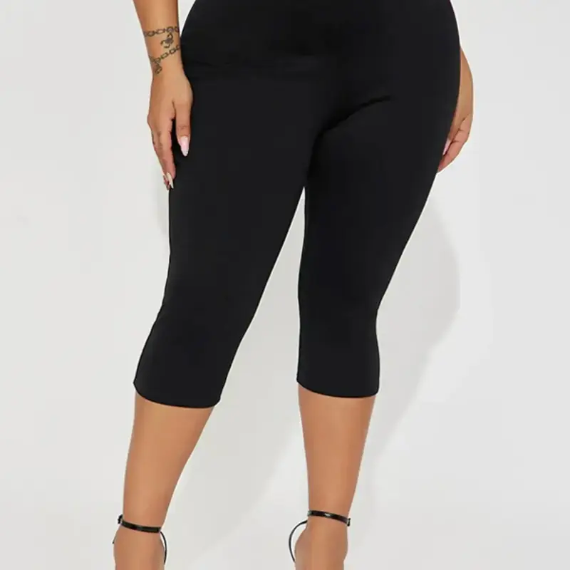 Women's Sexy Leopard Print Bodycon Effortless Classic Shorts Capri Pants Party Club Night Out Holiday Sports Daily Casual Slim-fitting Skinny Comfortable High Waist Comfy Trunks Shorts Trousers Bottoms Capri Leggings Capris