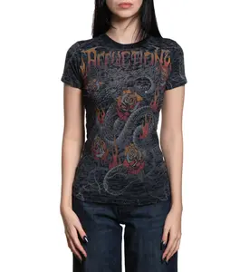 Affliction Women's T-shirt Manic Attack