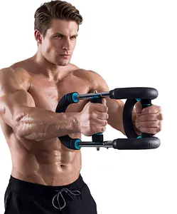 New Adjustable Arm & Chest Muscle Trainer, Heavy Duty Spring Resistance Workout Equipment for Men, Portable Home Fitness Tool for Chest Shoulder Biceps