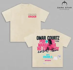 Omar Courtz Por Si Mañana No Estoy Tour 2026 T-Shirt Omar Courtz Chicago IL Concert Shirt Latin Urban Music Fan Tee Reggaeton Trap Artist Graphic Tee Vintage Streetwear Unisex Music Tour Shirt