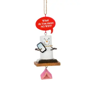 Smores Glamping No WiFi Ornament