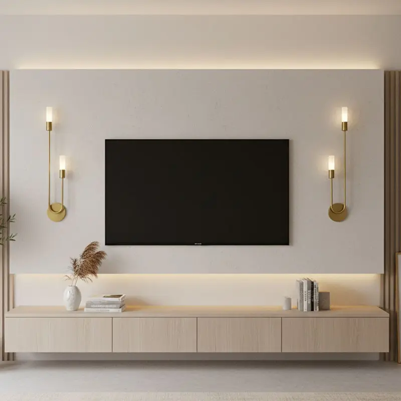 2pcs Modern Minimalist Wall Lights with G9 Bulb Holder, Home Decor Lighting for Bedroom, Staircase, Study Room, TV Background Wall