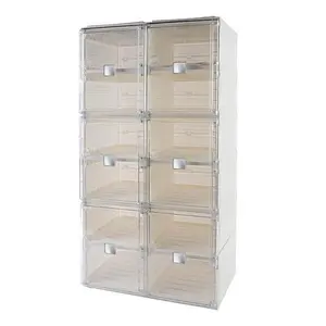 Improvements Collapsible Storage Cabinet with Doors