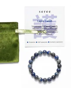 Manifest Collection | Protection — Blue Crystal Beaded Bracelet