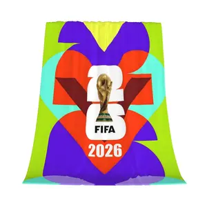 [Memorial Day] FIFA 2026 World Cup Blanket, the perfect gift for football fans, suitable for sofas and beds, a decorative gift for men, women, and children of all ages.