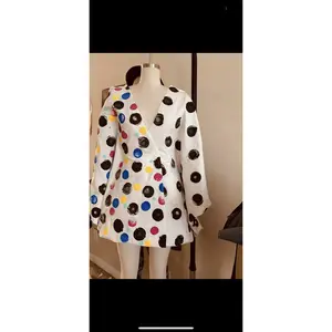 Hand painted mix-print Blazer