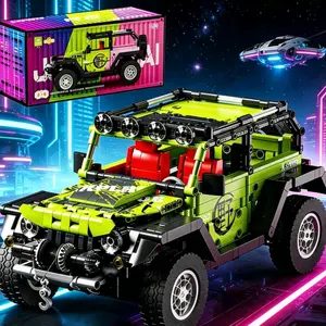 New 2026 Exclusive Building Blocks Off-Road Truck, Perfect Gift, Super Fun Assembly, Desktop Decor, Living Room Collection, Best Christmas Choice