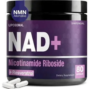 Liposomal NAD+ Supplement 900mg – Nicotinamide Riboside with Resveratrol for Cellular Energy & Healthy Aging Support, Pure Formula for Women & Men