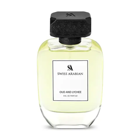 Swiss Arabian Oud and Lychee Eau de Parfum – Unisex Long-Lasting Luxury Fragrance with High-Concentration Oud & Fresh Lychee Notes – Arabic Perfume for Men & Women