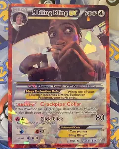 Bling Bling Pokemon Card - Bum Fights